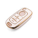 Nueva funda de repuesto Nano de alta calidad para llave remota Fiat de 4 botones, color blanco FIAT-C11J4B | Emirates Keys -| thumbnail