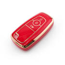 New Aftermarket Nano High Quality Cover For Ford Remote Key 3 Button Red Color Ford-B11J3B | Emirates Keys -| thumbnail