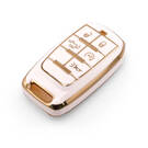 New Aftermarket Nano High Quality Cover For Jeep Remote Key 5 Button White Color Jeep-D11J5B | Emirates Keys -| thumbnail