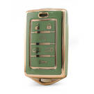 Nano High Quality Cover For Jeep Remote Key 6 Button Green Color Jeep-E11J6