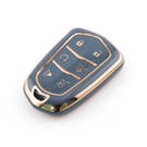 New Aftermarket Nano High Quality Cover For Cadillac Remote Key 6 Button Gray Color CDLC-A11J6 | Emirates Keys -| thumbnail