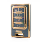 Funda nano de alta calidad para llave remota Cadillac de 5 botones, color gris CDLC-C11J5A