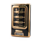 Housse Nano de haute qualité pour clé télécommande Cadillac 5 boutons couleur noire CDLC-C11J5B