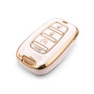 Nouvelle coque de rechange de haute qualité pour clé télécommande Chrysler 4 boutons, couleur blanche CRSL-B11J4 | Emirates Keys -| thumbnail