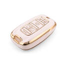 Nueva funda de repuesto de alta calidad para mando a distancia Chrysler de 6 botones, color blanco CRSL-B11J6 | Emirates Keys -| thumbnail