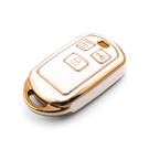 New Aftermarket Nano High Quality Cover For Kia Remote Key 3 Button White Color KIA-R11J | Emirates Keys -| thumbnail