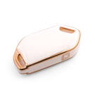 New Aftermarket Nano High Quality Cover For Kia Remote Key 4 Button White Color KIA-S11J4 | Emirates Keys -| thumbnail