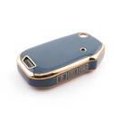 New Aftermarket Nano High Quality Cover For Kia Remote Key 4 Button Gray Color KIA-T11J4 | Emirates Keys -| thumbnail