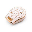 New Aftermarket Nano High Quality Cover For Nissan Remote Key 3 Button White Color NS-D11J3B | Emirates Keys -| thumbnail