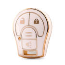 Nano High Quality Cover For Nissan Remote Key 3 Button White Color NS-D11J3B