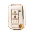 Funda nano de alta calidad para llave remota Mitsubishi de 3 botones, color blanco MSB-C11J
