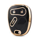 Housse Nano de haute qualité pour clé télécommande Chevrolet 3 boutons couleur noire CRL-G11J3