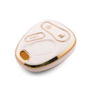 New Aftermarket Nano High Quality Cover For Chevrolet Remote Key 3 Button White Color CRL-G11J3 | Emirates Keys -| thumbnail