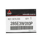 New Mitsubishi XForce 2023 Genuine / OEM Smart Remote Key 3 Buttons 433MHz OEM Part Number: 285E3W010P - FCC ID: GHR-M014-3TZ | Emirates Keys -| thumbnail