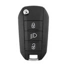 Peugeot Flip Remote Key Shell 3 Buttons VA2 Blade for Xhorse XEPG00EN PCB