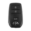 Toyota BZ4X 2023 Chiave telecomando intelligente originale 3 pulsanti 433,58/434,42 MHz