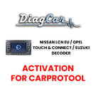 جهاز DiagCar Nissan LCN EU / Opel Touch and Connect / جهاز فك تشفير Suzuki