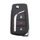 Toyota Corolla Cross 2024 Original Flip Remote Key 2+1 Buttons 433.58/434.42MHz