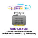 GromCalcTool 0187 Модуль CHERY SRS RH850 CANBUS CRASH RESET HW 0.0.2 (Continental)