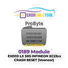 GromCalcTool 0189 وحدة EXEED LX SRS INFINEON XC23xx CRASH RESET (Veoneer)