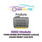 وحدة GromCalcTool 0202 FORD RH850 (R7F701A033 مقفلة) إعادة تعيين CAN BUS عند حدوث عطل