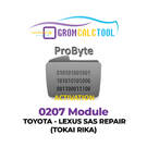 GromCalcTool 0207 Модуль TOYOTA - LEXUS SAS РЕМОНТ (TOKAI RIKA)