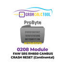 GromCalcTool 0208 Модуль FAW SRS RH850 CANBUS CRASH RESET (Continental)