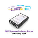 GromCalcTool AFFF Дамп калькуляторы лицензия для Gprog PRO