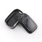 New Aftermarket Nano High Quality Cover For GMC Remote Key 6 Button Black Color Silver Frame GMC-A11Y6 | Emirates Keys -| thumbnail