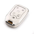 New Aftermarket Nano High Quality Cover For GMC Remote Key 6 Button White Color Silver Frame GMC-A11Y6 | Emirates Keys -| thumbnail