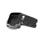 New Aftermarket Nano High Quality Cover For GMC Remote Key 4 Button Black Color Silver Frame GMC-B11Y | Emirates Keys -| thumbnail