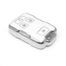 Nueva funda nano de alta calidad para mando a distancia GMC de 4 botones, color blanco, marco plateado, GMC-B11Y | Emirates Keys -| thumbnail