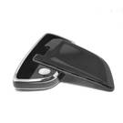 New Aftermarket Nano High Quality Cover For BMW Remote Key 4 Button Black Color Silver Frame BMW-B11Y4 | Emirates Keys -| thumbnail