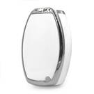 Nano Cover For Mercedes Remote Key 3 Button White Silver Frame Benz-A11Y3 | MK3 -| thumbnail