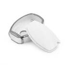 New Aftermarket Nano High Quality Cover For Mercedes Remote Key 3 Button White Color Silver Frame Benz-A11Y3 | Emirates Keys -| thumbnail