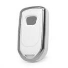 Nano funda para mando a distancia Honda de 5 botones, color blanco, marco plateado HD-A11Y5 | MK3 -| thumbnail