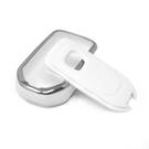 Nueva funda nano de alta calidad para mando a distancia Honda de 5 botones, color blanco, marco plateado HD-A11Y5 | Emirates Keys -| thumbnail