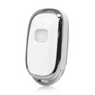 Coque Nano pour télécommande Honda 5 boutons, blanche, cadre argenté, HD-G11Y5 | MK3 -| thumbnail