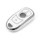 Nueva funda nano de alta calidad para mando a distancia Buick de 4 botones, color blanco, marco plateado BK-A11Y4B | Emirates Keys -| thumbnail