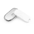 New Aftermarket Nano High Quality Cover For Buick Remote Key 4 Button White Color Silver Frame BK-A11Y4B | Emirates Keys -| thumbnail
