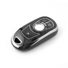 Nueva funda nano de alta calidad para mando a distancia Buick de 5 botones, color negro, marco plateado BK-A11Y5B | Emirates Keys -| thumbnail