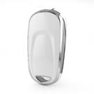 Nano funda para mando a distancia de Buick de 4 botones, color blanco, marco plateado BK-B11Y | MK3 -| thumbnail
