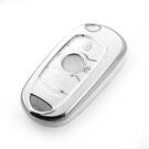 Nueva funda nano de alta calidad para mando a distancia Buick de 4 botones, color blanco, marco plateado BK-B11Y | Emirates Keys -| thumbnail