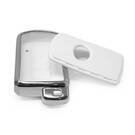 New Aftermarket Nano High Quality Cover For Toyota Remote Key 4 Button White Color Silver Frame TYT-D11Y4 | Emirates Keys -| thumbnail