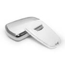 New Aftermarket Nano High Quality Cover For Cadillac Remote Key 4 Button White Color Silver Frame CDLC-A11Y4 | Emirates Keys -| thumbnail