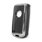 Cover Nano per chiave telecomando Mazda a 4 pulsanti, colore nero, cornice argentata MZD-B11Y4 | MK3 -| thumbnail