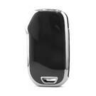 Nano funda para mando a distancia KIA de 3 botones, color negro, marco plateado, KIA-C11Y3 | MK3 -| thumbnail