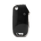 Nano funda para mando a distancia KIA de 4 botones, color negro, marco plateado, KIA-T11Y4 | MK3 -| thumbnail
