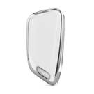 Nano Cover For Xhorse Remote Key 3 Button White Color Silver Frame XH-B11Y | MK3 -| thumbnail