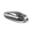 New Aftermarket Nano High Quality Cover For Tesla Remote Key 4 Button Black Color Silver Frame TSL-C11Y | Emirates Keys -| thumbnail